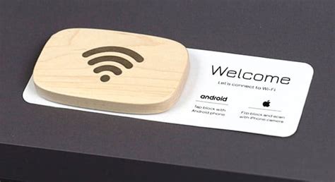 nfc tag wifi sharing